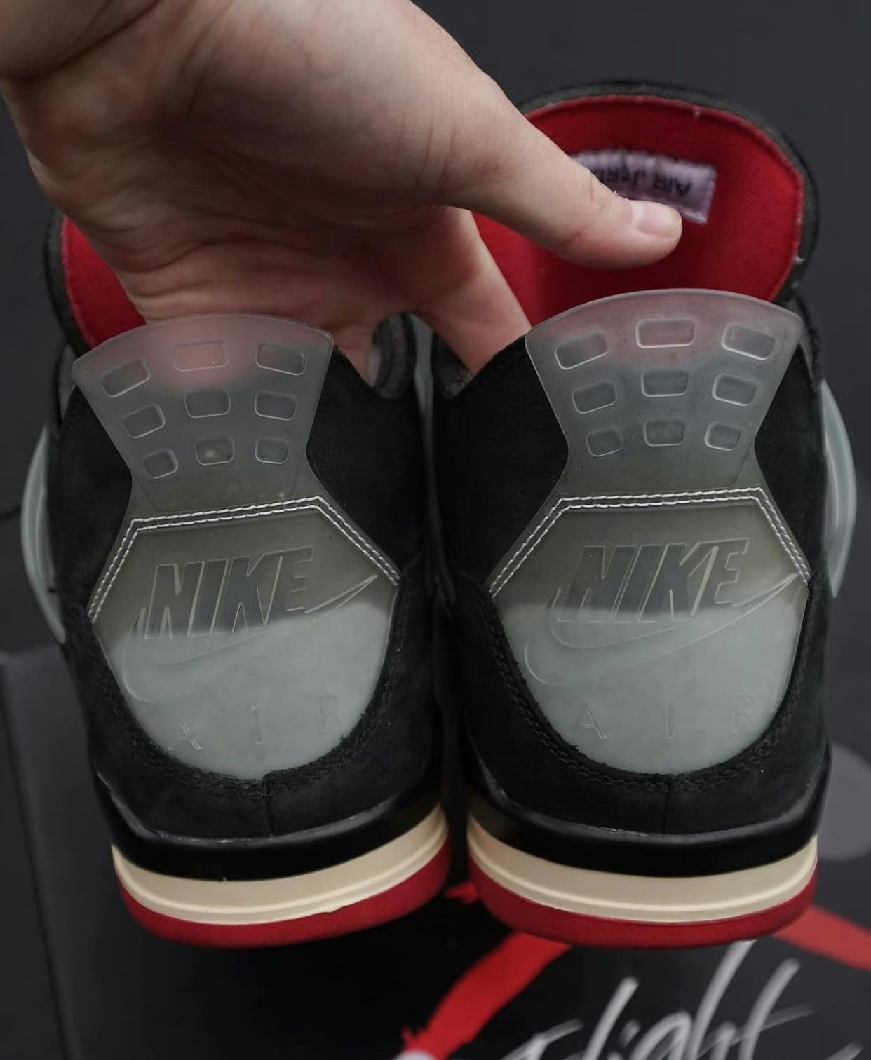 Off-White x Air Jordan 4 "Bred" Sample