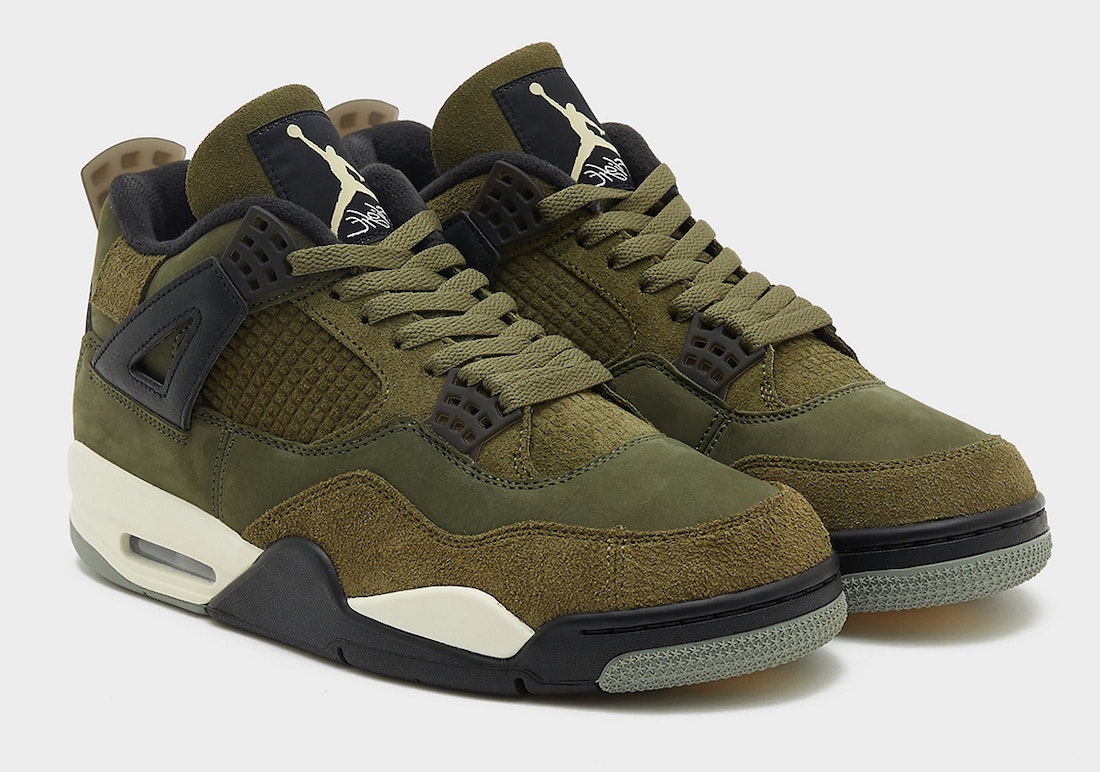 Air Jordan 4 Craft "Medium Olive"