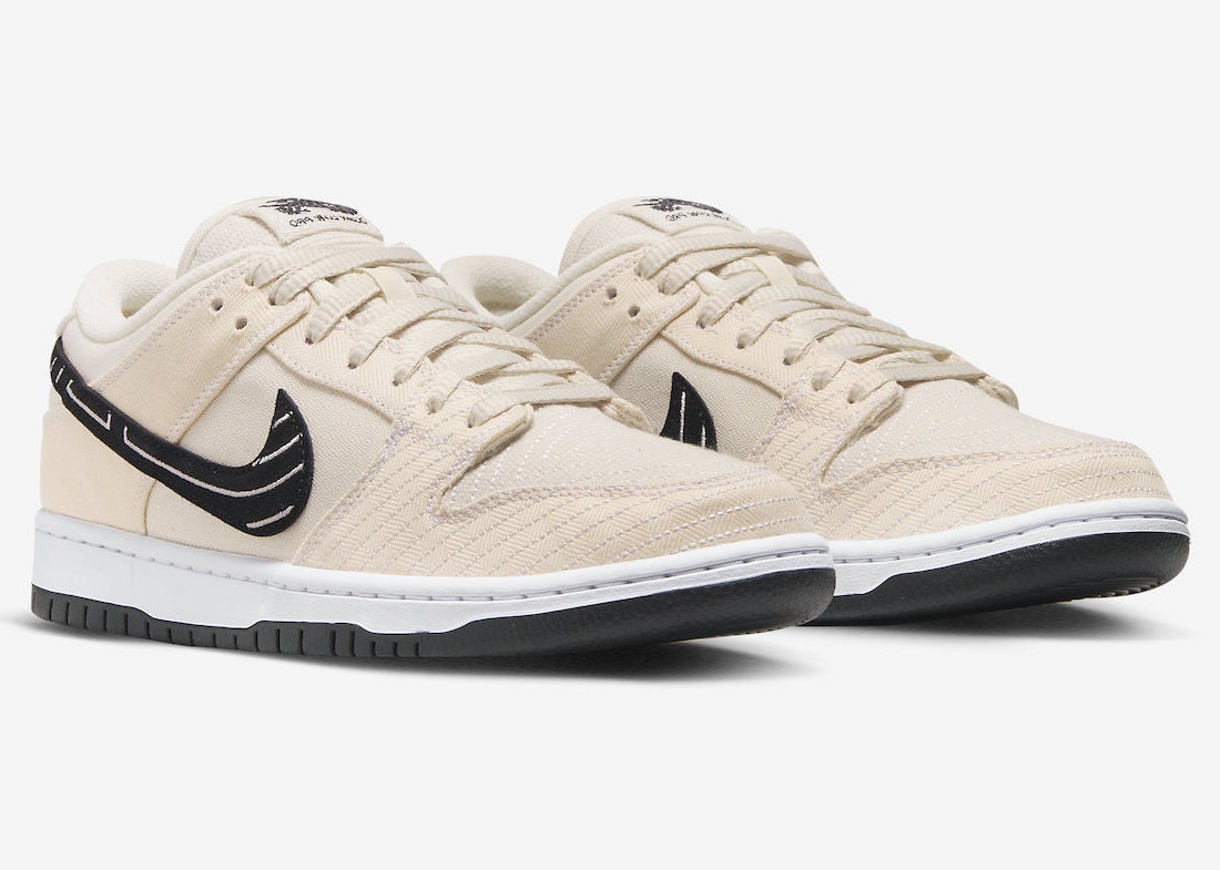 Albino & Preto x Nike SB Dunk Low "Fossil"
