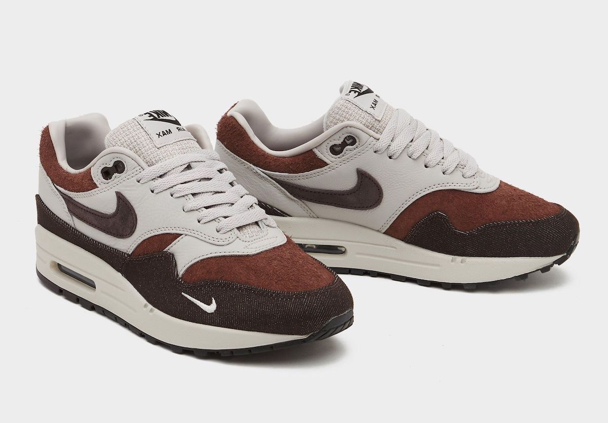 size? x Nike Air Max 1 "Knit Brown"