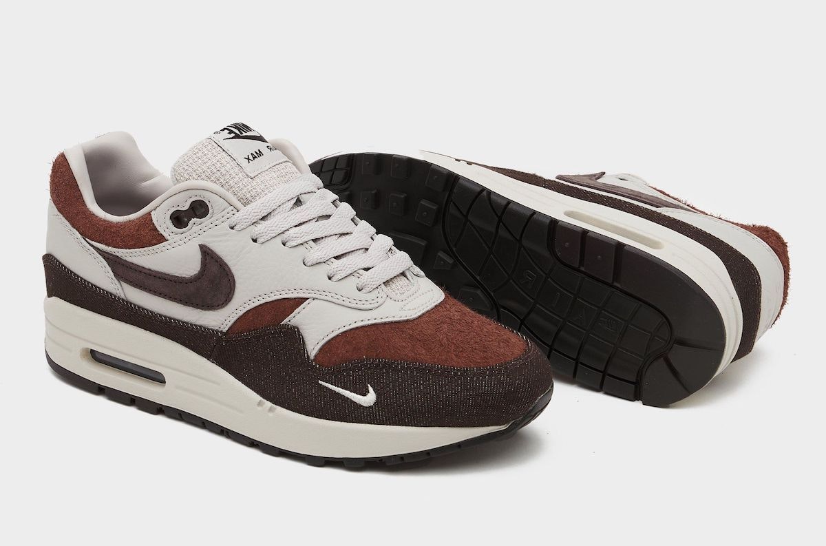 size? x Nike Air Max 1 "Knit Brown"