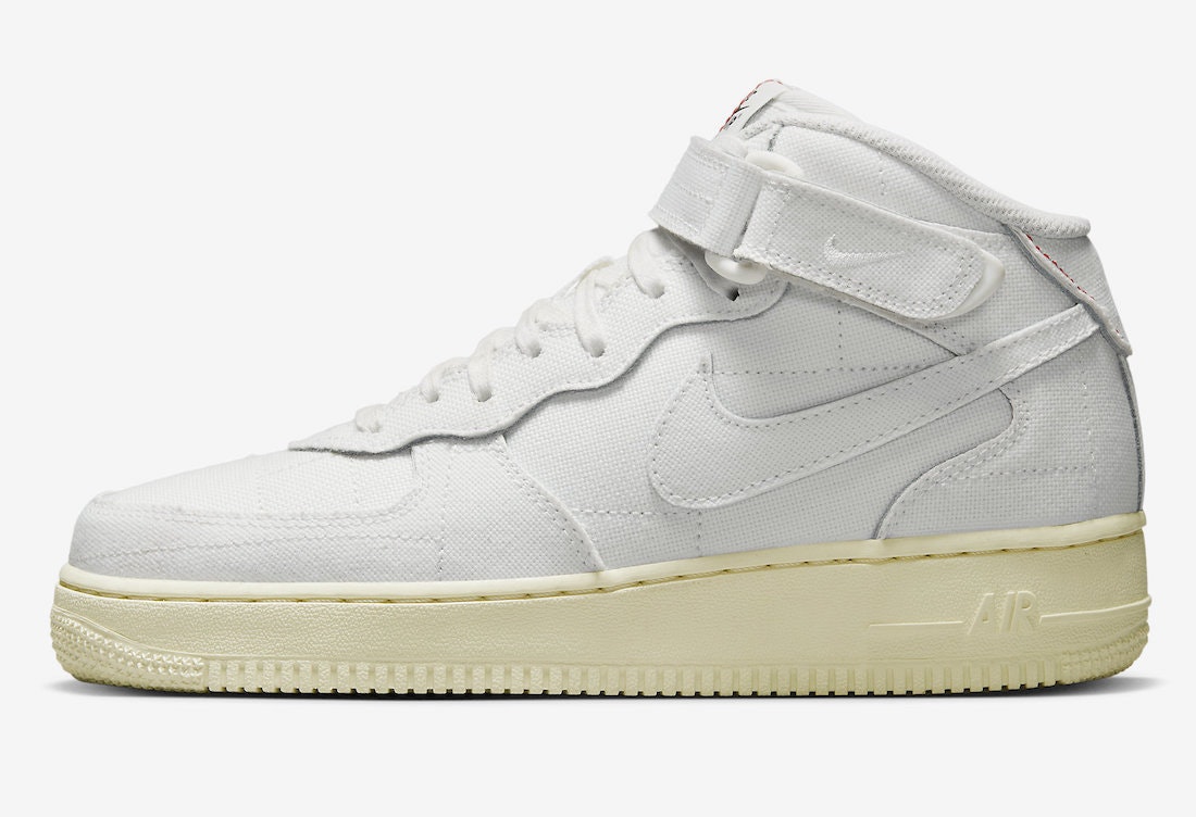 Nike Air Force 1 Mid "White Canvas"