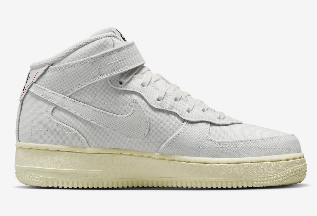 Nike Air Force 1 Mid "White Canvas"