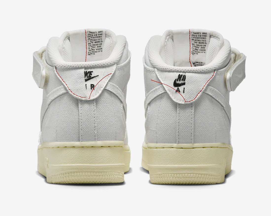 Nike Air Force 1 Mid "White Canvas"