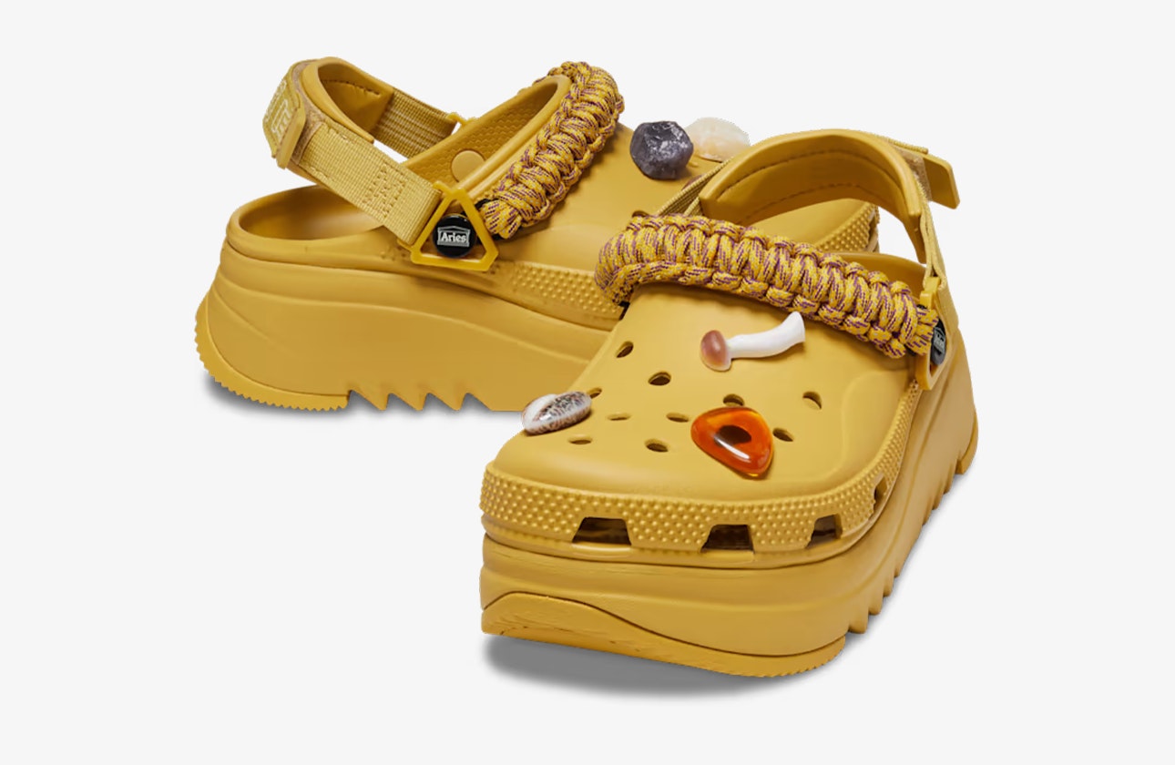 Aries x Crocs Classic Hiker Xscape Clog "Desert Grass"