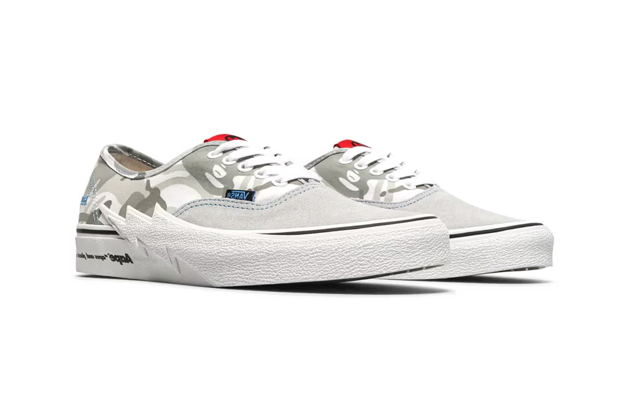 AAPE x Vans Authentic Bolt "Wolf Grey"