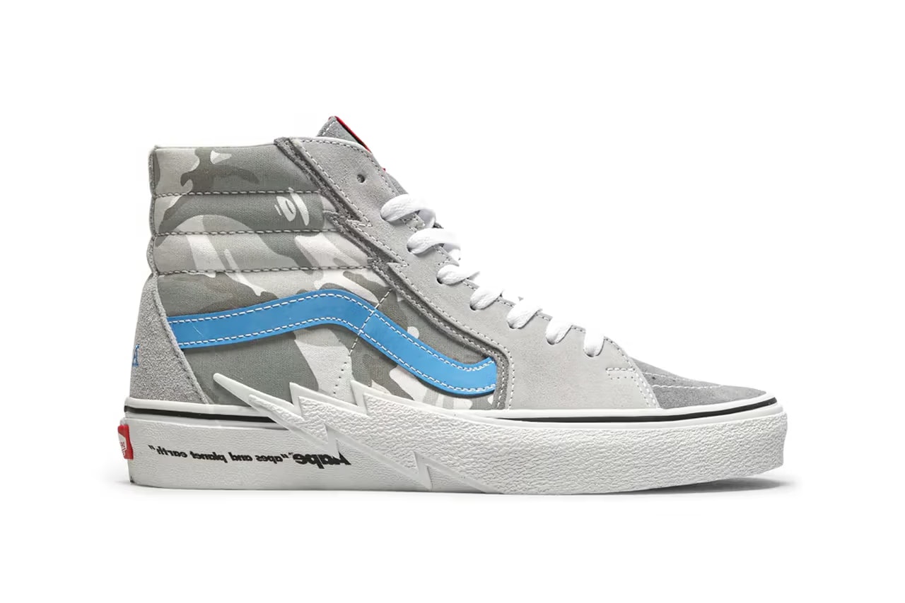 AAPE x Vans Sk8-Hi "Wolf Grey"