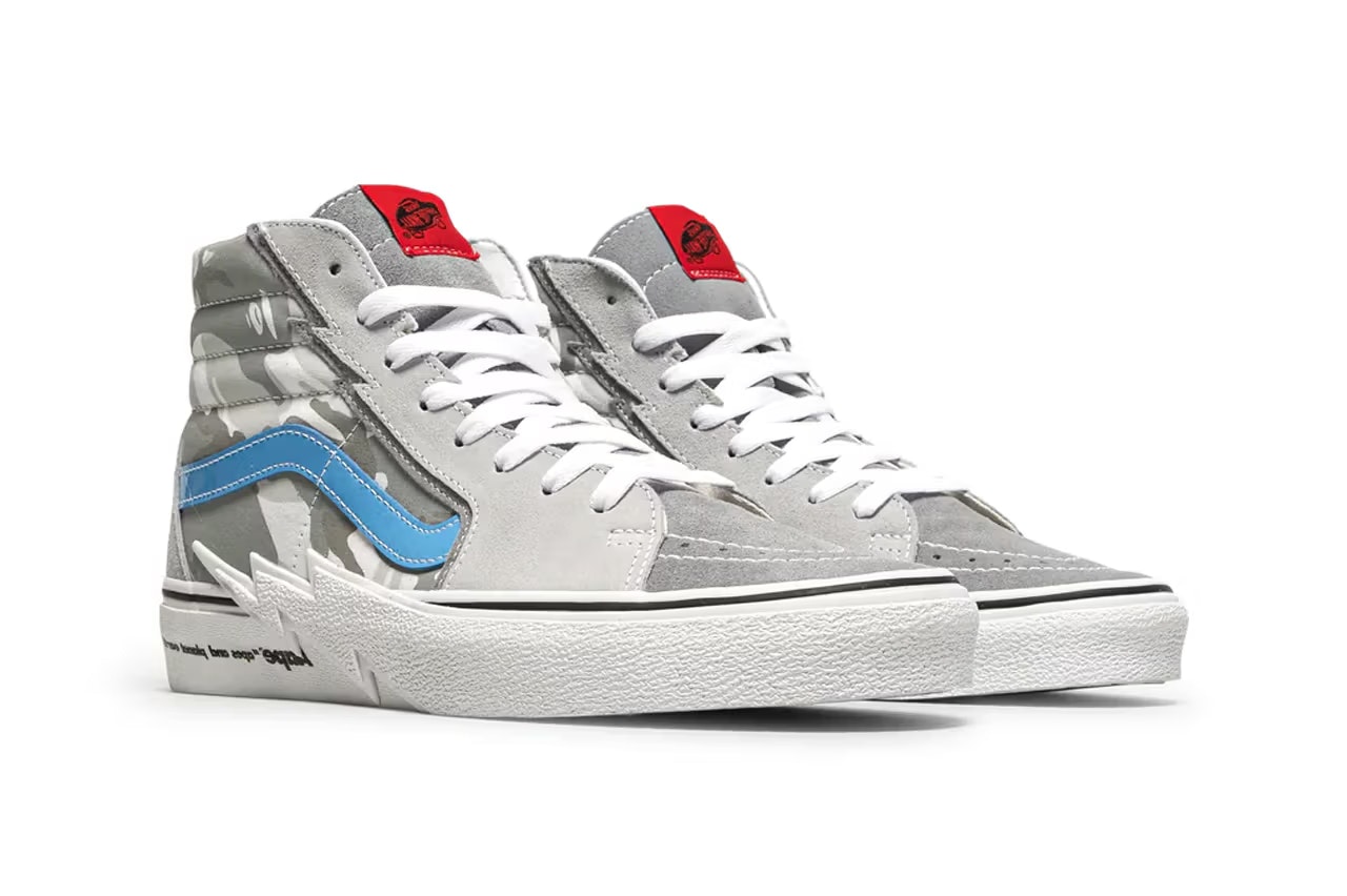 AAPE x Vans Sk8-Hi "Wolf Grey"