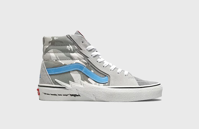 AAPE x Vans Sk8-Hi "Wolf Grey"