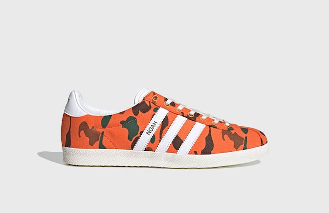 NOAH x adidas Gazelle "Orange Camo"