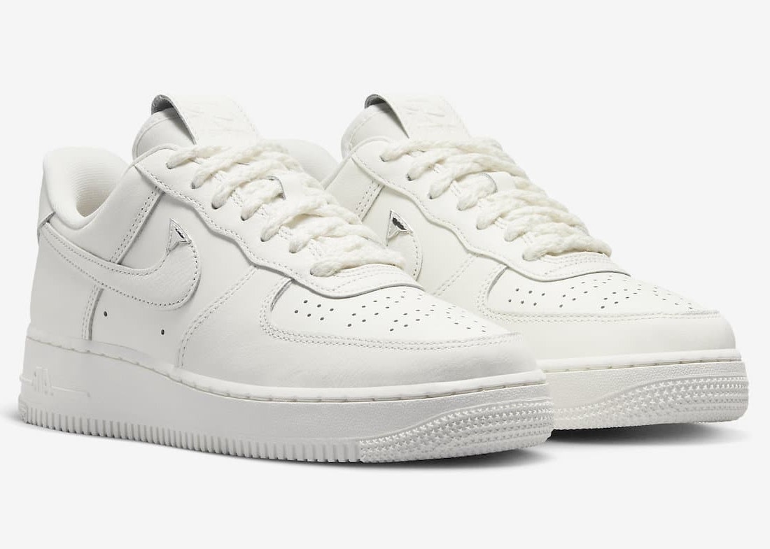 Nike Air Force 1 Low "Chrome Tabs" (White)