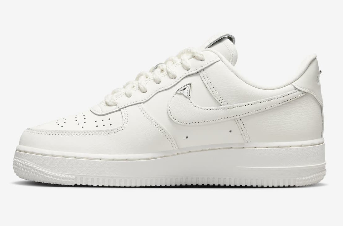 Nike Air Force 1 Low "Chrome Tabs" (White)