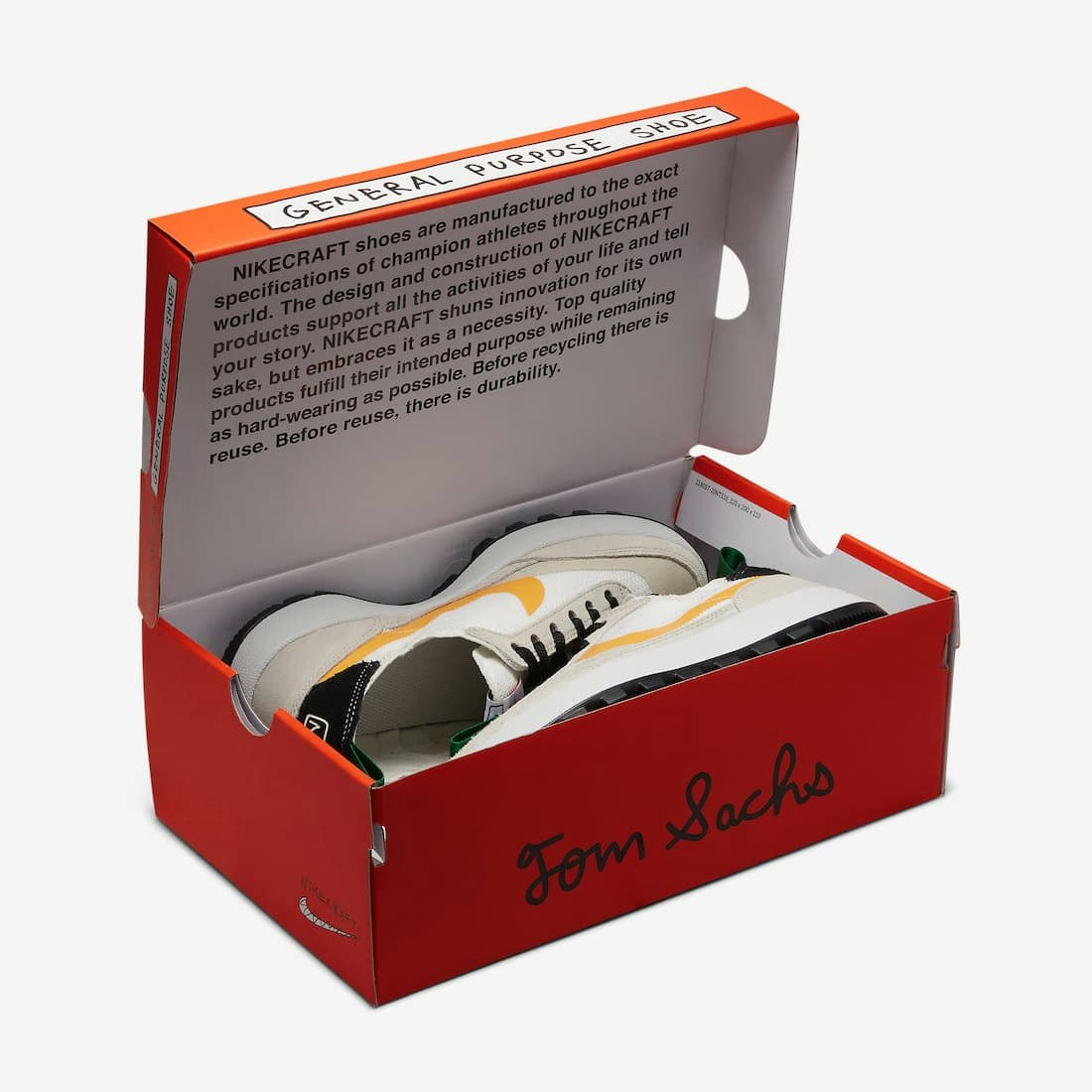 Tom Sachs x NikeCraft General Purpose Shoe "Summit White"