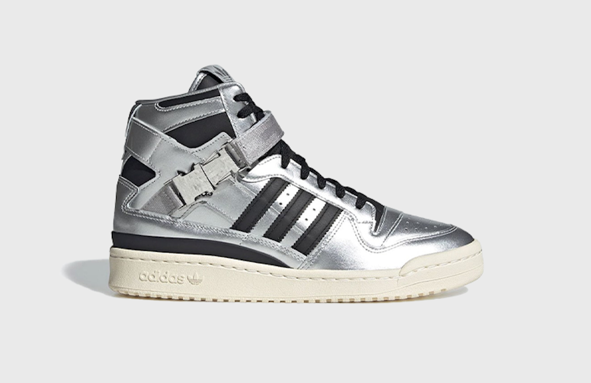 Adidas metallic silver outlet
