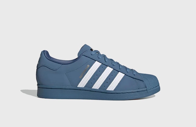 Daiki Tsuneta x atmos x adidas Superstar "Altered Blue"