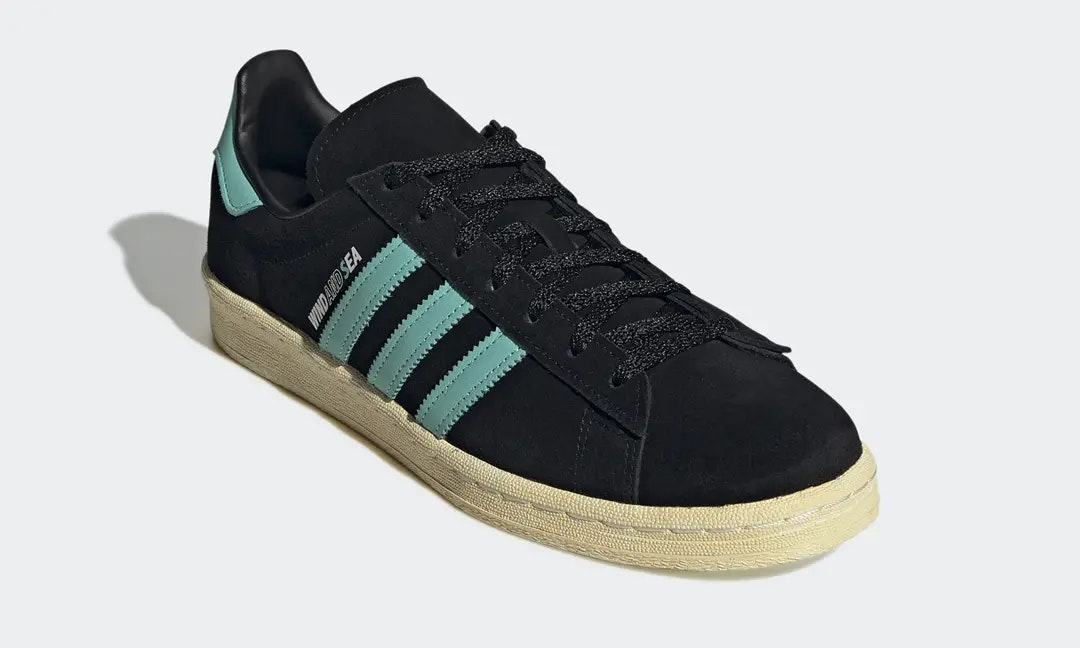WIND AND SEA x atmos x adidas Campus 80s "Teal"