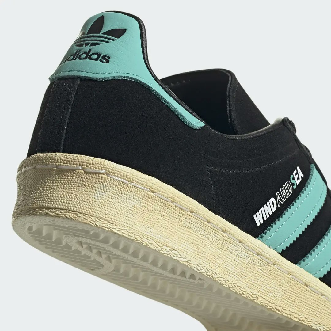 WIND AND SEA x atmos x adidas Campus 80s "Teal"