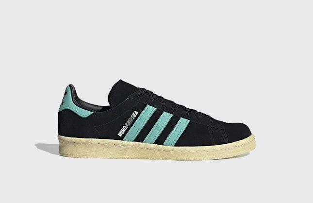 WIND AND SEA x atmos x adidas Campus 80s "Teal"