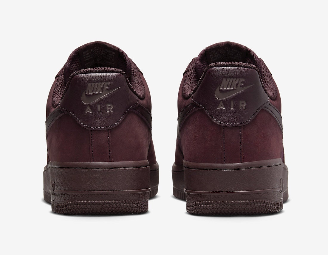 burgundy air force ones low