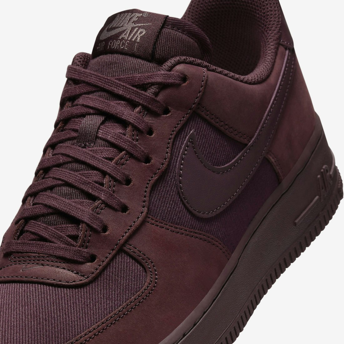 Nike Air Force 1 Low PRM "Burgundy Crush"