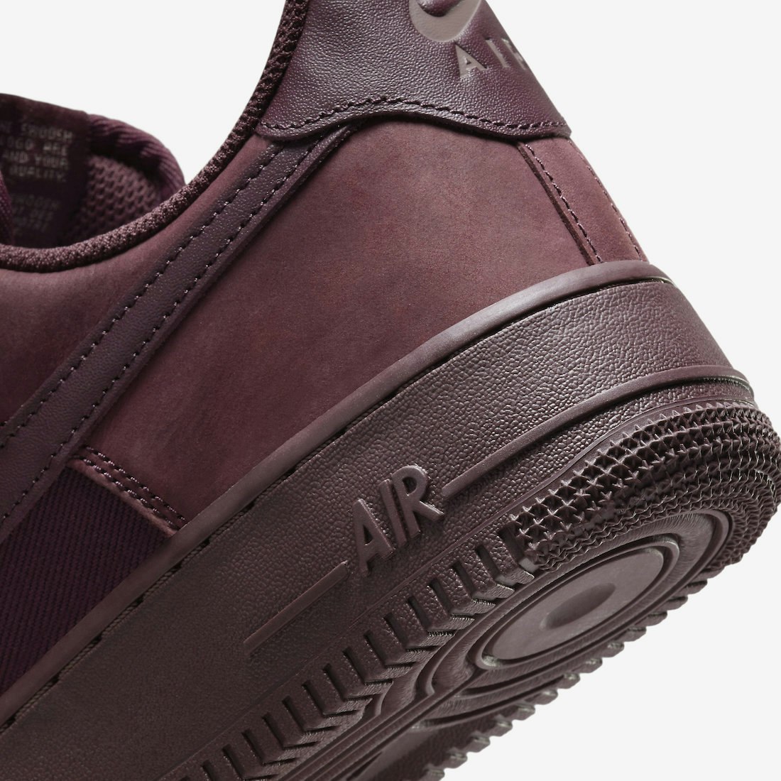Nike Air Force 1 Low PRM "Burgundy Crush"