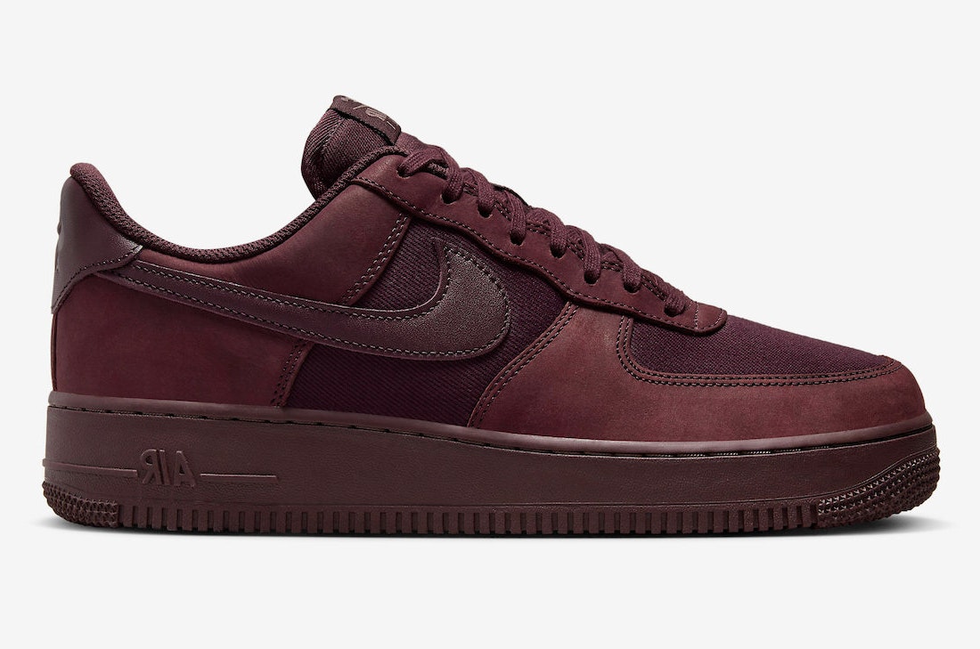 Nike Air Force 1 Low PRM "Burgundy Crush"