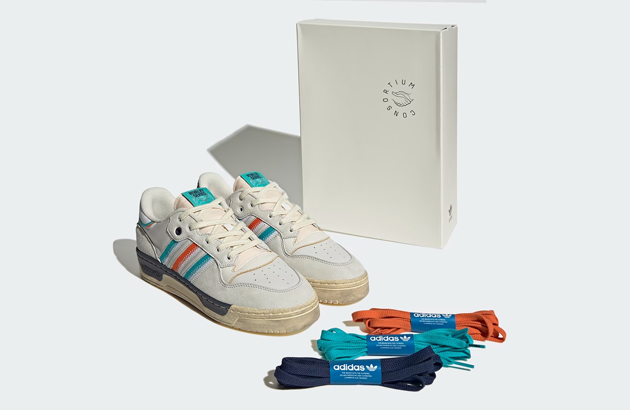 Extra Butter x adidas Rivalry Low "Crystal White"
