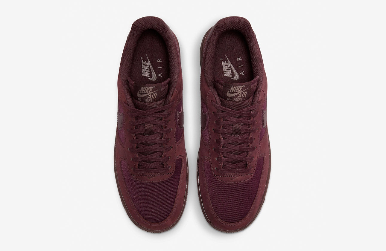 Nike Air Force 1 Low PRM "Burgundy Crush"