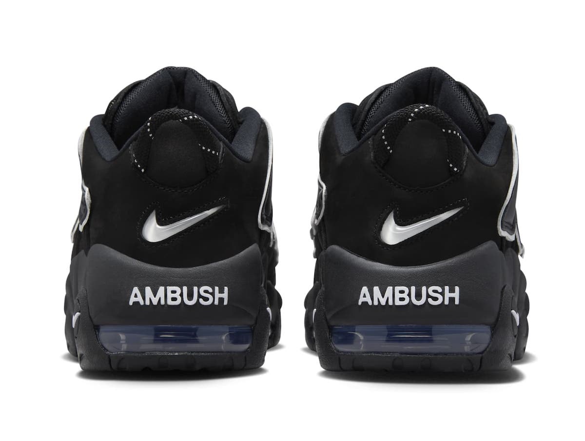 AMBUSH x Nike Air More Uptempo Low "Black/White"