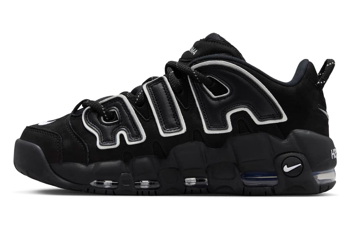 AMBUSH x Nike Air More Uptempo Low "Black/White"