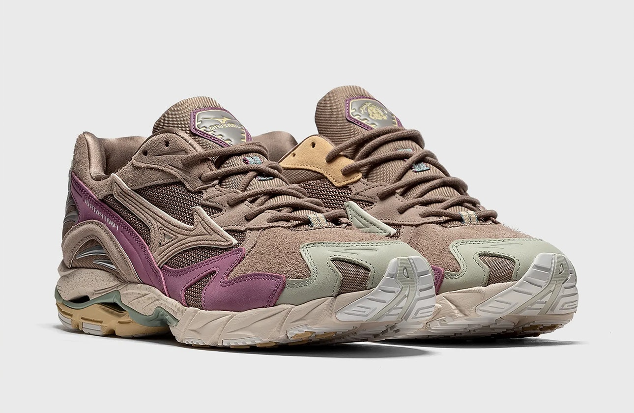 Footpatrol x Mizuno Wave Rider 10 "Rust"