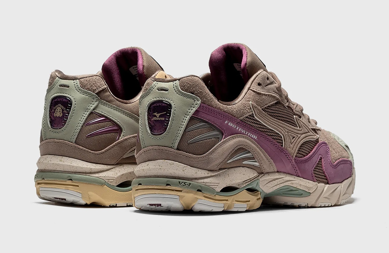 Footpatrol x Mizuno Wave Rider 10 "Rust"
