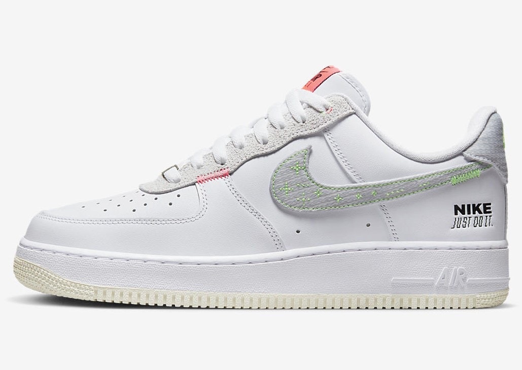 Nike Air Force 1 Low "Just Do It" (White/Pink)