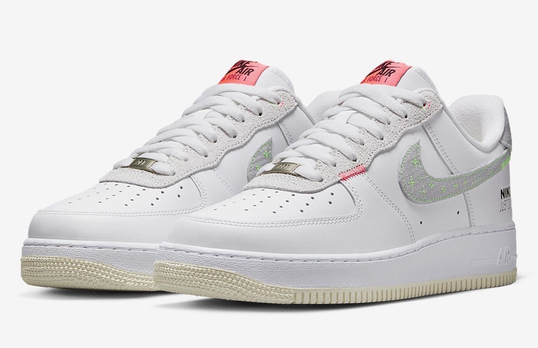 Nike Air Force 1 Low "Just Do It" (White/Pink)