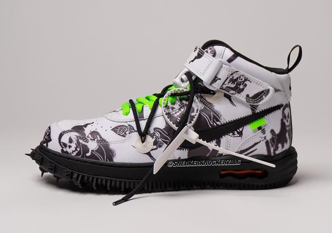 Off-White x Nike Air Force 1 Mid "Grim Reaper"