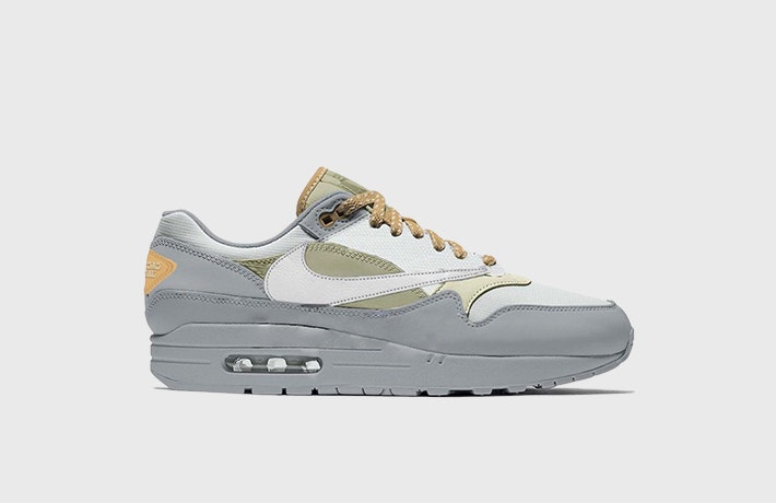 Travis Scott x Nike Air Max 1 "Light Silver"