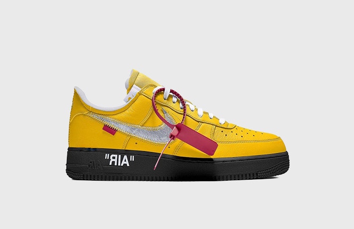 Nike x Off-White Air Force 1 Low “University Gold”