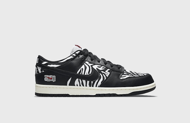 Quartersnacks x Nike SB Dunk Low “Zebra”
