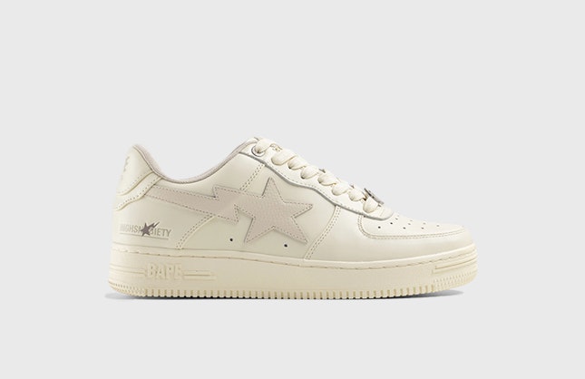 Highsnobiety x BAPE Bape Sta Low "Cream White"
