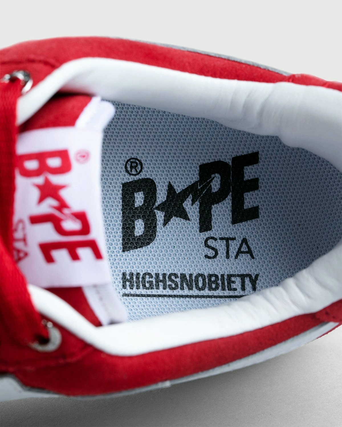 Highsnobiety x BAPE Bape Sta Low "Not In Paris" (Red)