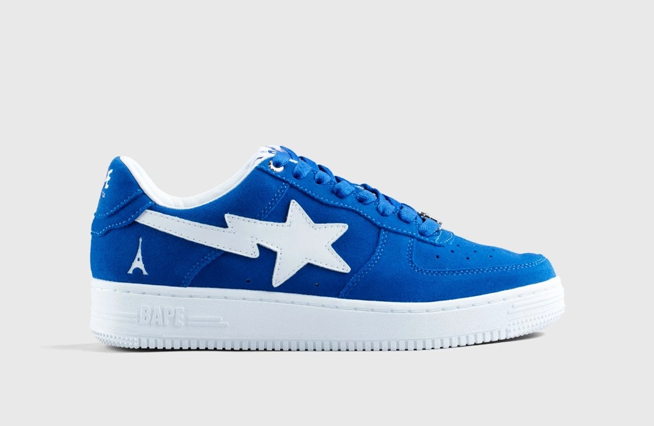 Highsnobiety x BAPE Bape Sta Low "Not In Paris" (Blue)