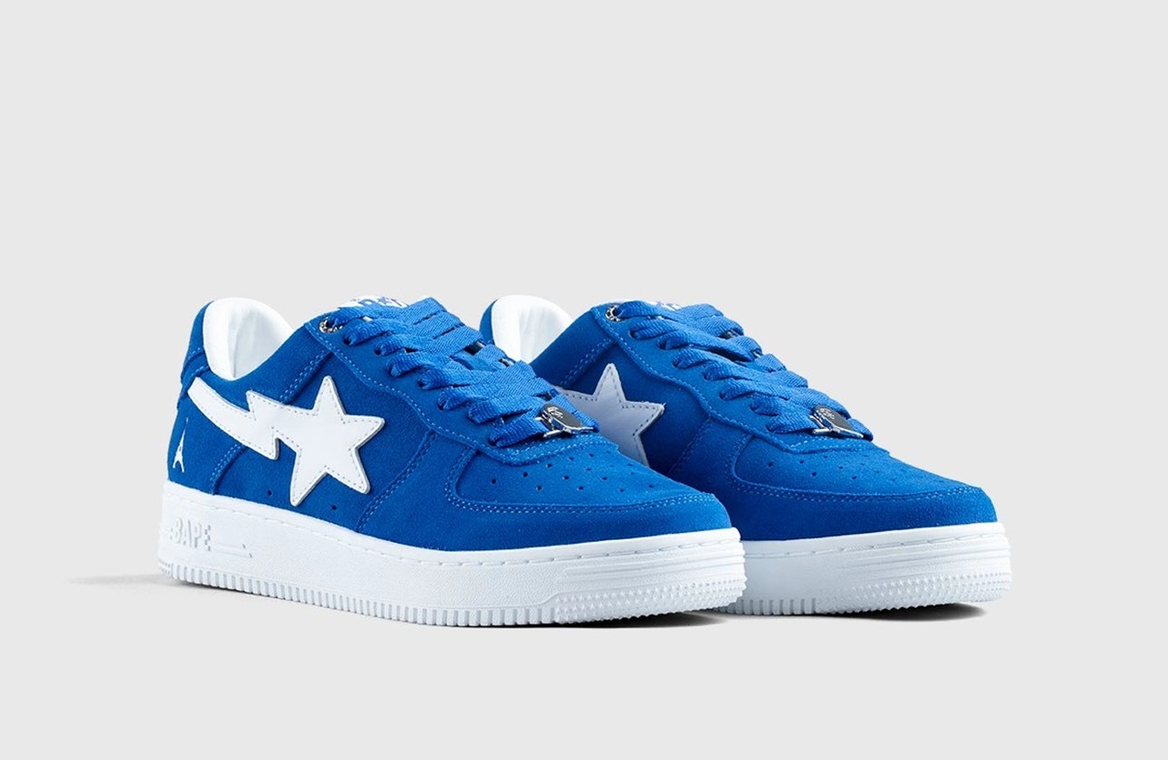 Highsnobiety x BAPE Bape Sta Low "Not In Paris" (Blue)