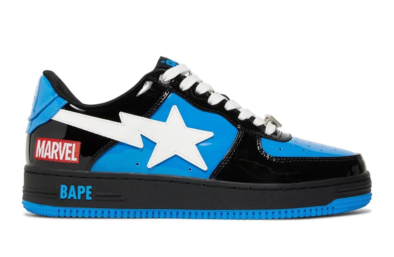 Marvel x BAPE Bapesta Low "Venom"