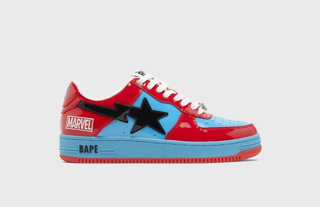 Marvel x BAPE Bapesta Low "Spider-Man"