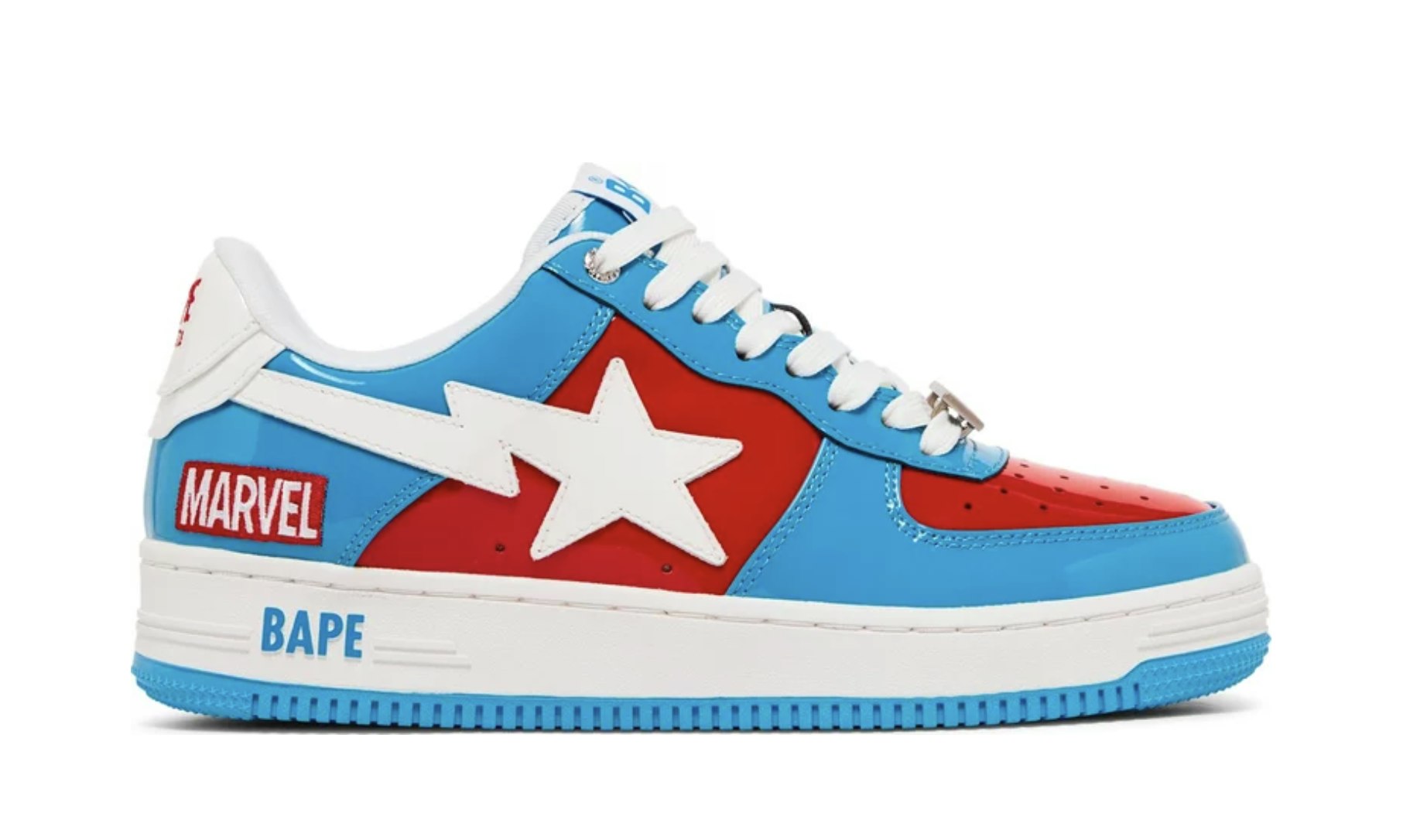 Marvel x BAPE Bapesta Low "Captain America"