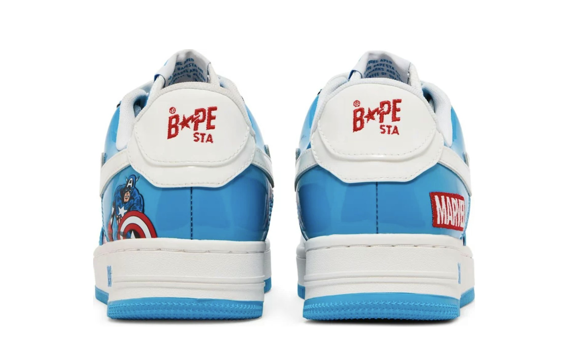 Marvel x BAPE Bapesta Low "Captain America"