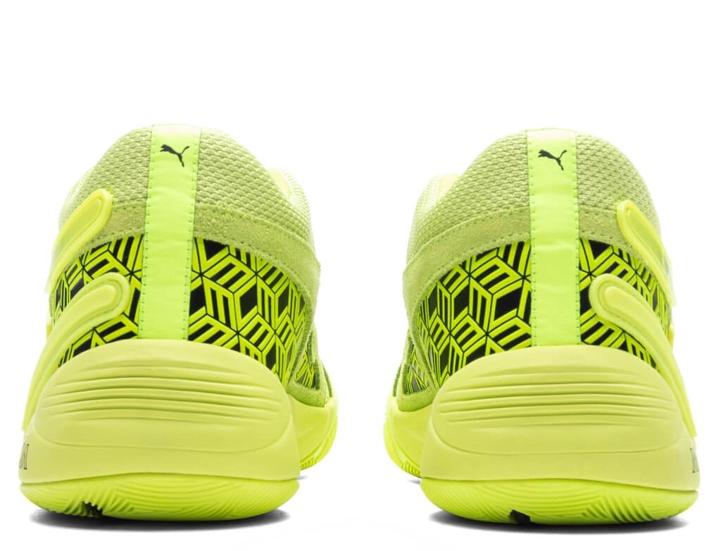 MCM x PUMA TRC Blaze Court "Acid Lime"