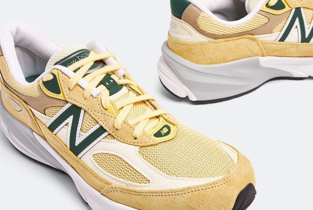 New Balance 990v4 Made in USA Pale Yellow kaufen U990TE6 HEAT MVMNT