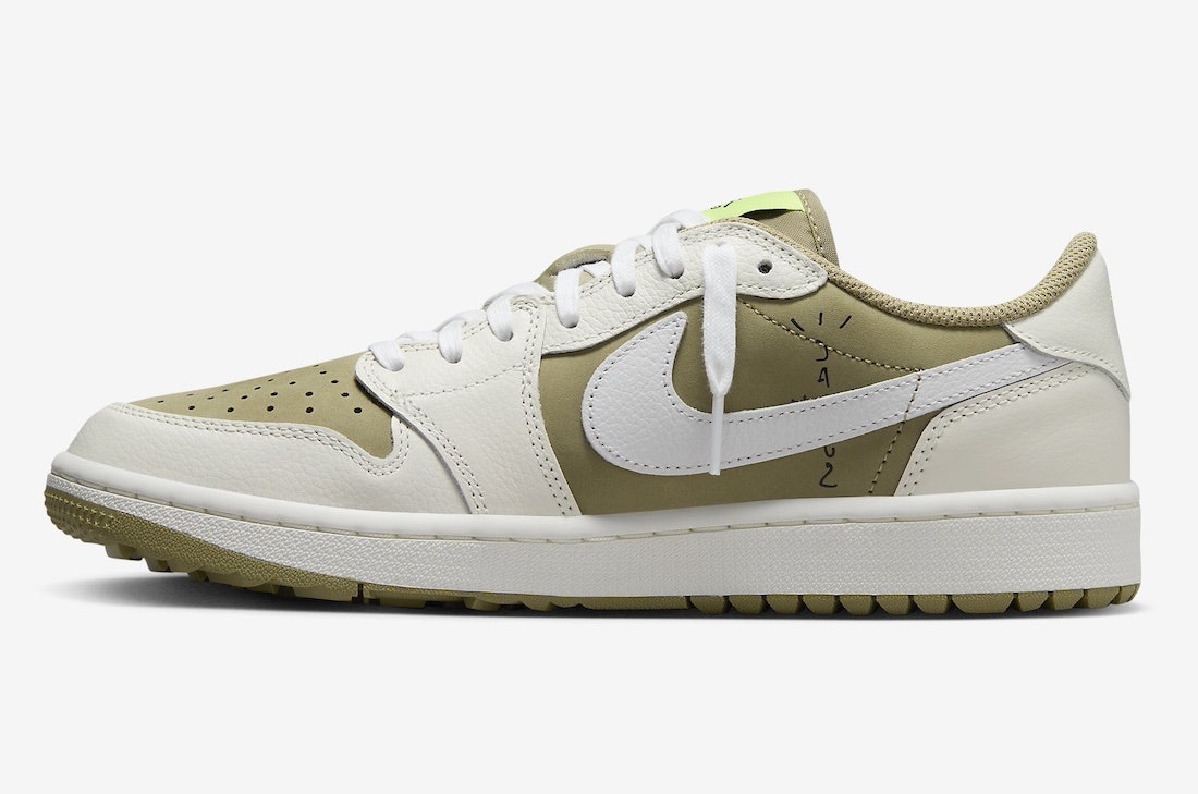 Travis Scott x Air Jordan 1 Low Golf "Olive"