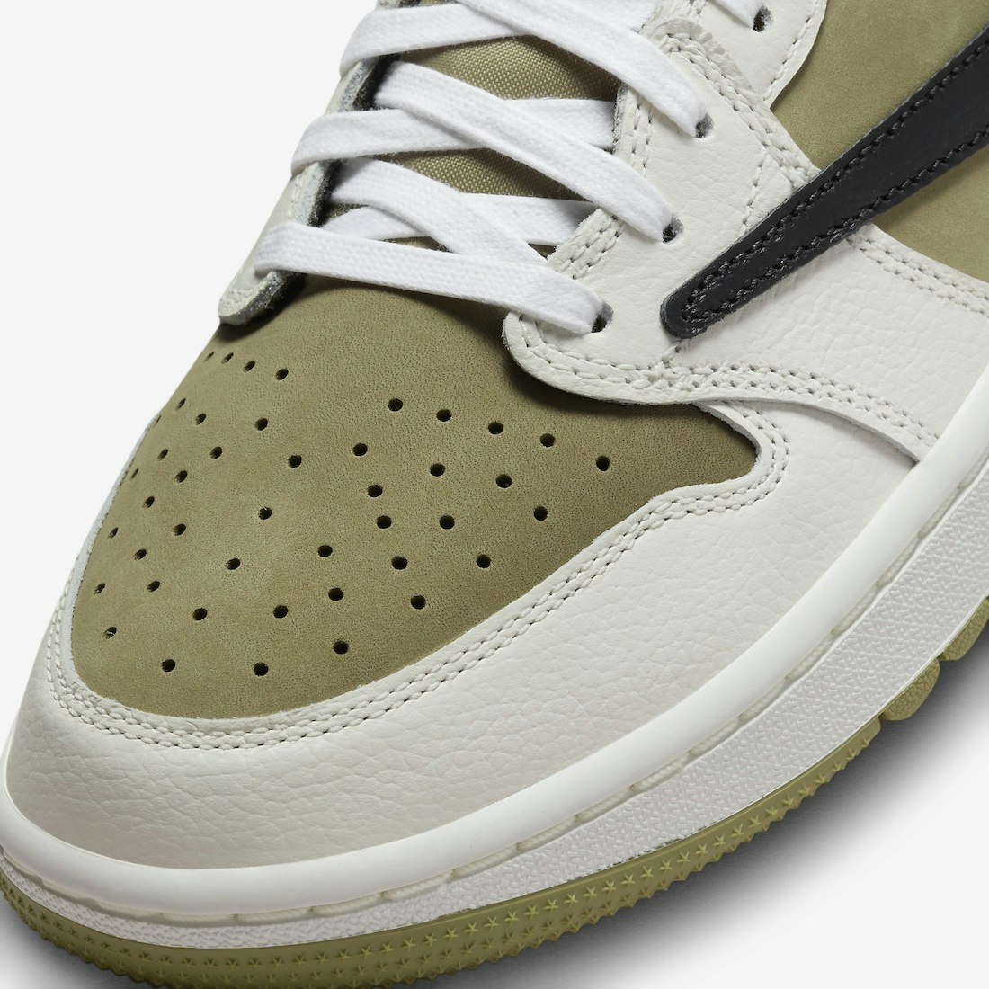 Travis Scott x Air Jordan 1 Low Golf "Olive"